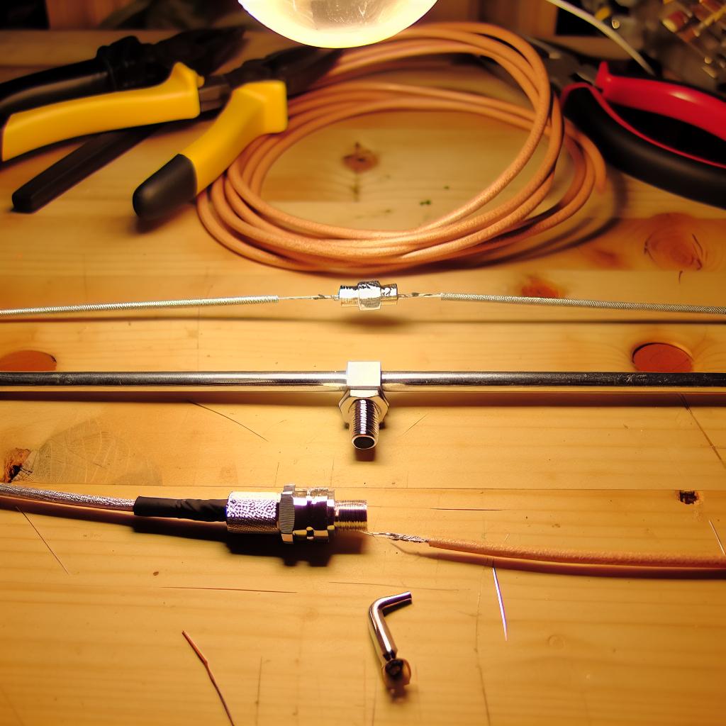 Building a Simple Dipole Antenna for HF Bands